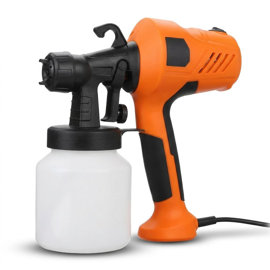 Pistola de pintura eléctrica naranja de 400W con depósito de 800 ml