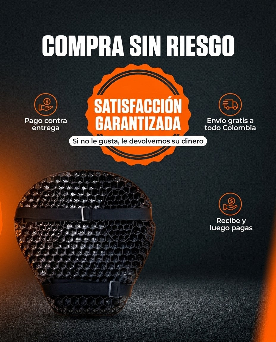 Compra sin riesgo: satisfacción garantizada, pago contra entrega y envío gratis a todo Colombia