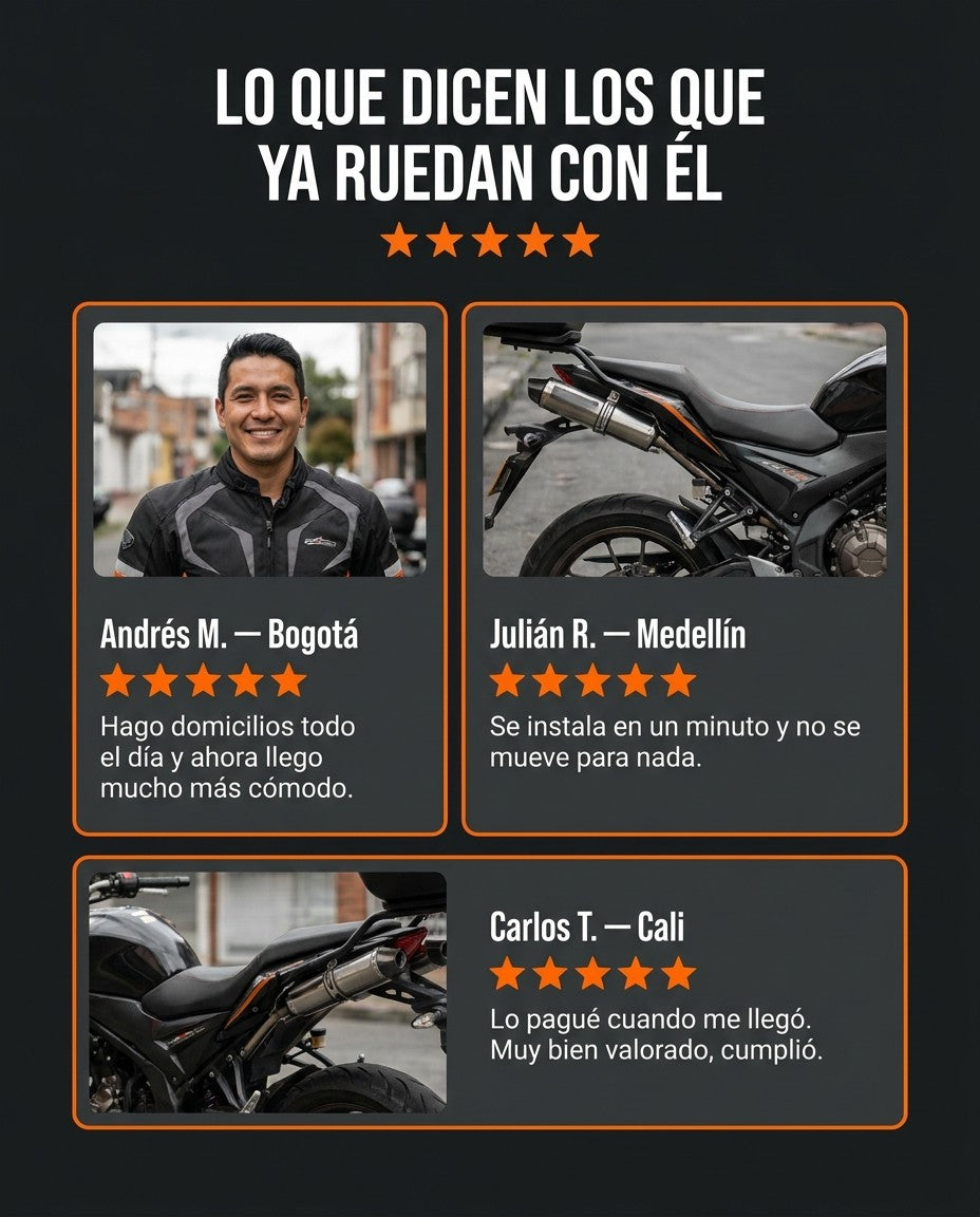 Testimonios de clientes de Bogotá, Medellín y Cali sobre el cojín de gel RideGel