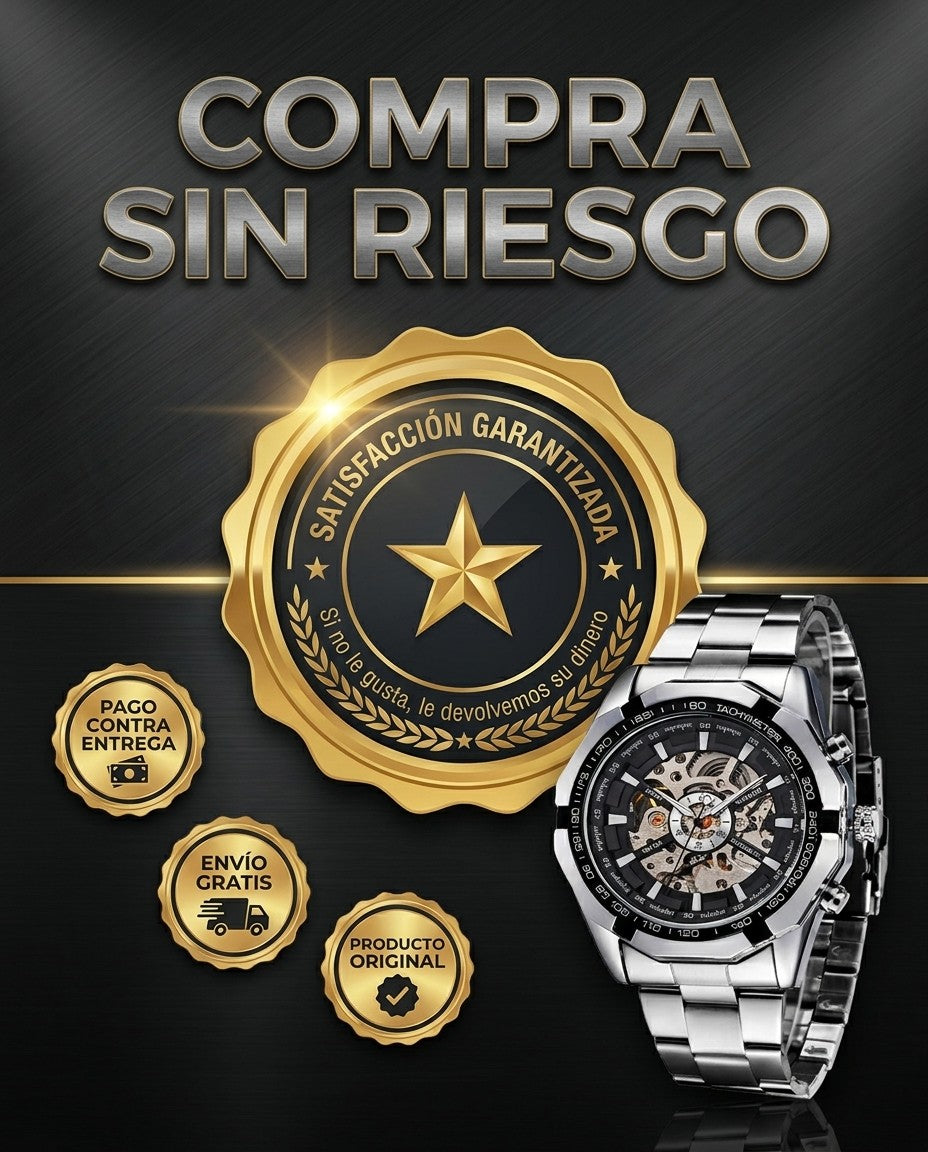 Compra sin riesgo: satisfacción garantizada, pago contra entrega, envío gratis y producto original