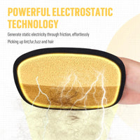 Guante quita pelos con tecnologia electrostatica que atrae el pelo