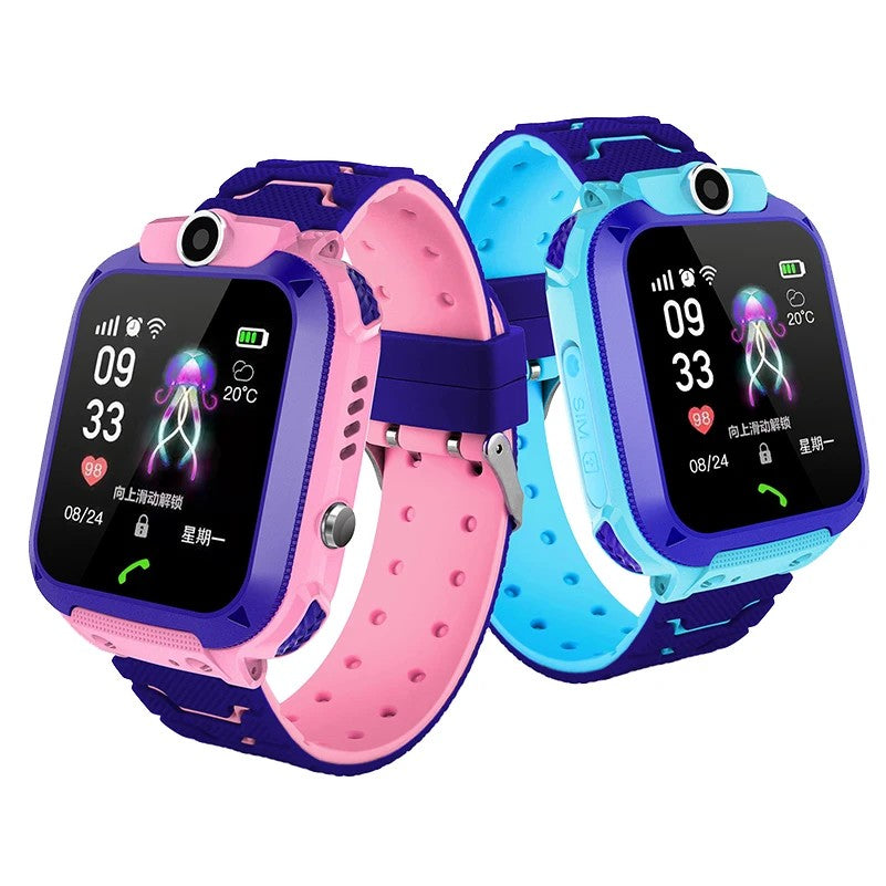 Reloj GPS para niños en azul y rosa