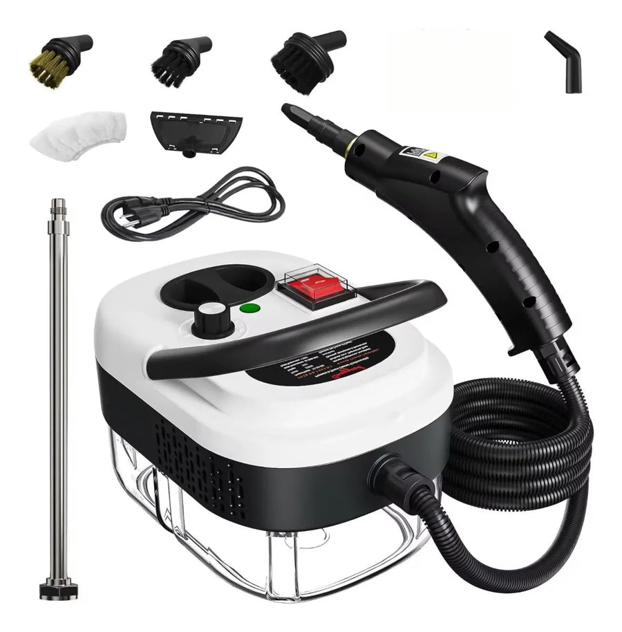 Limpiadora a vapor VAPORA con sus 7 accesorios incluidos