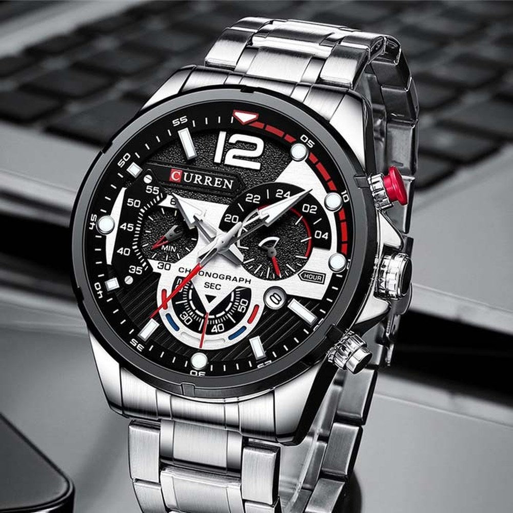 Reloj Curren 8395 Plata / Negro