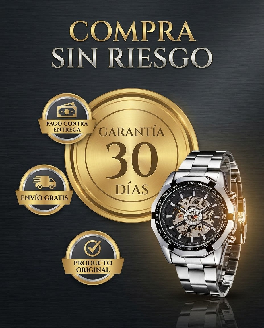 Compra sin riesgo: garantía 30 días, pago contra entrega, envío gratis y producto original